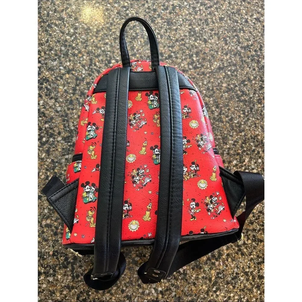 Loungefly Disney Parks Mini Red Backpack Like New